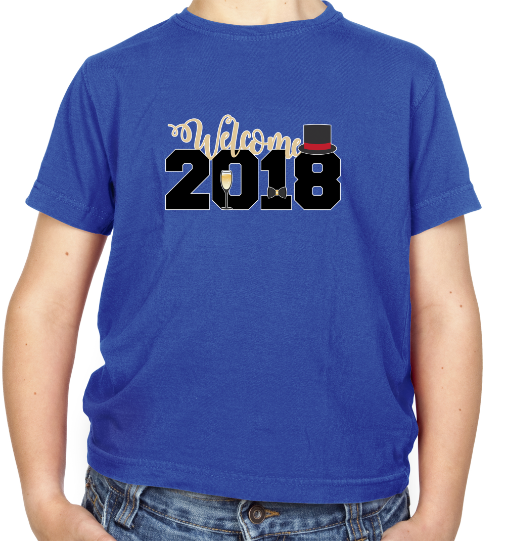 Welcome 2018 Kids T Shirt