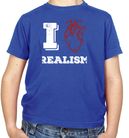 I Heart Realism Kids T Shirt