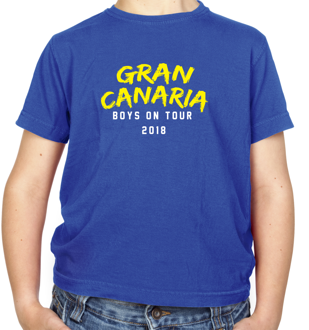 Boys On Tour Gran Canaria Kids T Shirt