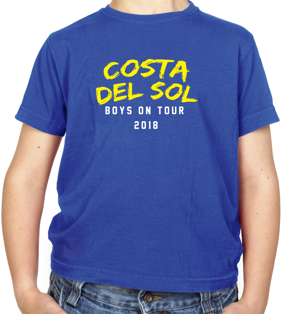 Boys On Tour Costa Del Sol Kids T Shirt