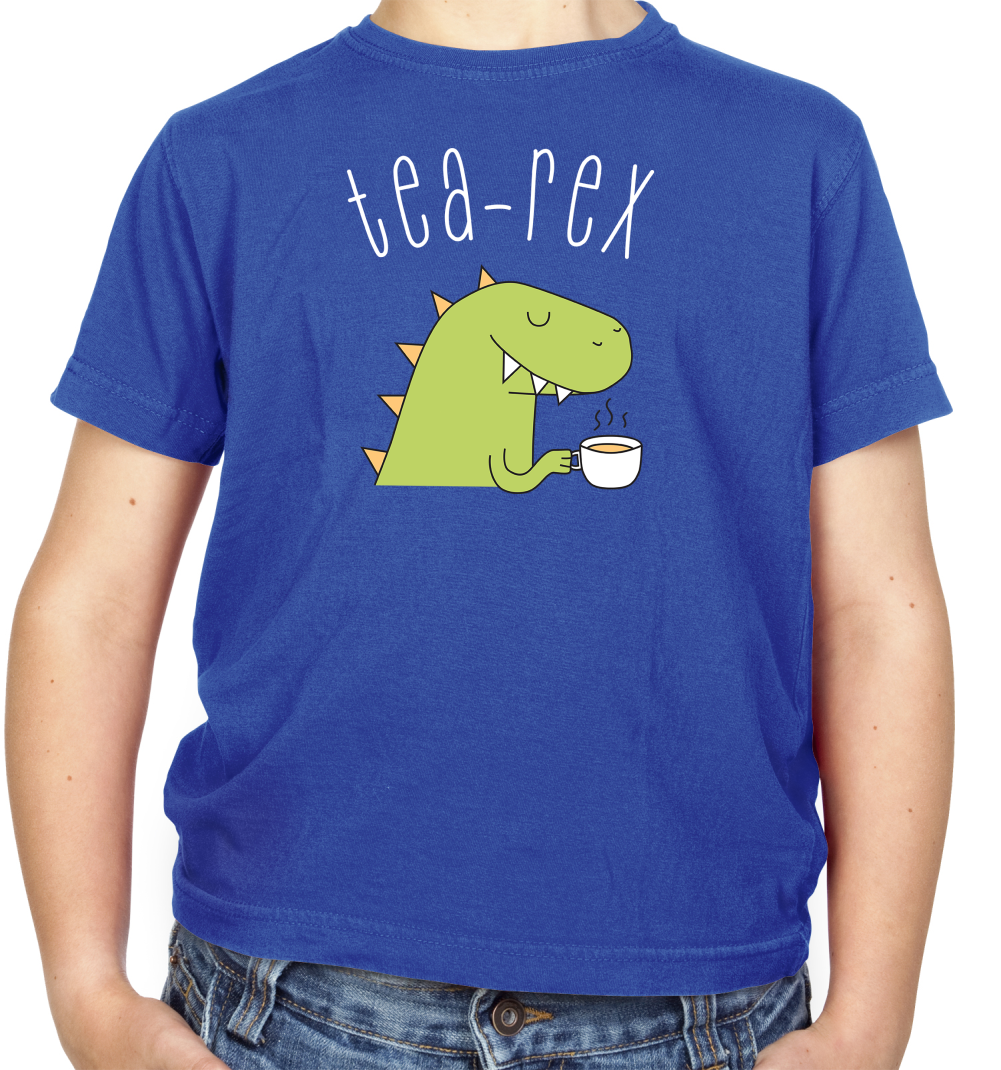 Tea-Rex Kids T Shirt