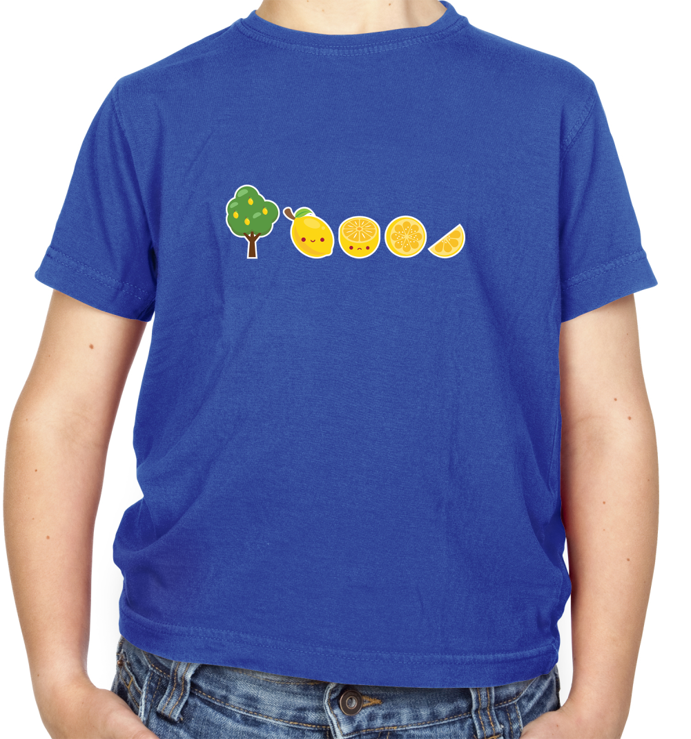 Evolution Of Lemon Kids T Shirt
