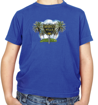 Beverly Hills Sign Kids T Shirt