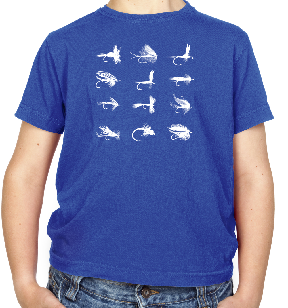 fly Fishing Flies Kids T Shirt