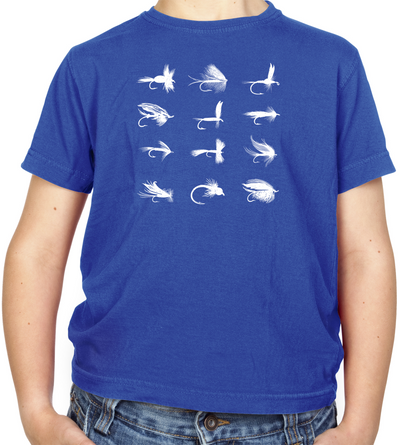 fly Fishing Flies Kids T Shirt
