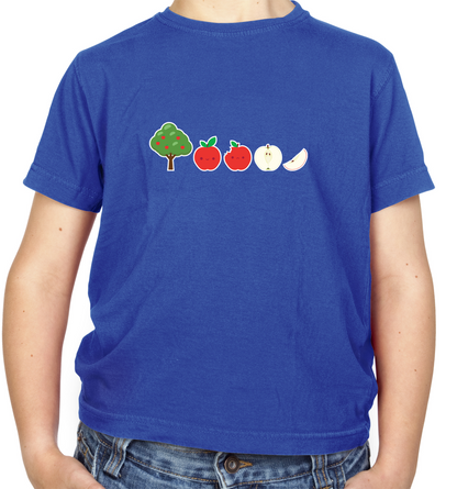 Evolution Of Apple Kids T Shirt