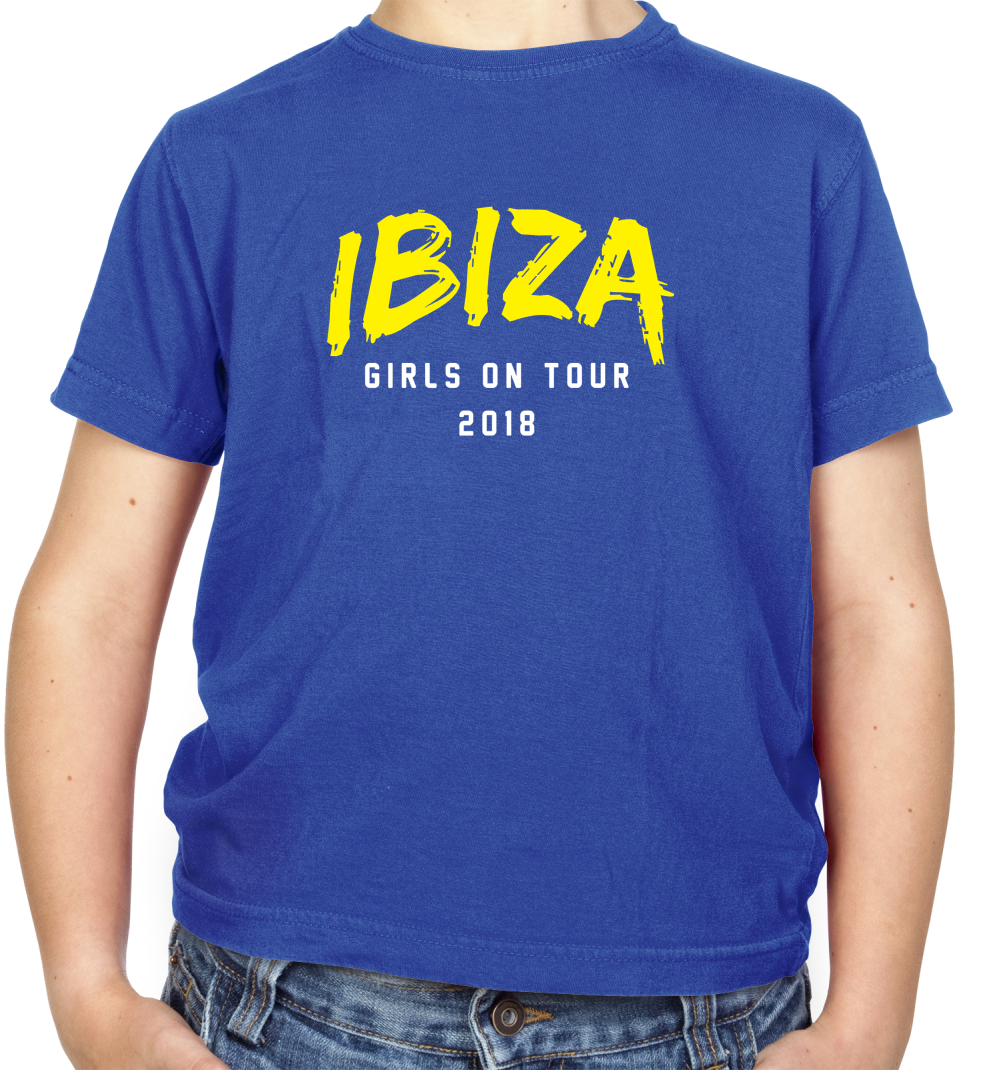 Girls On Tour Ibiza Kids T Shirt