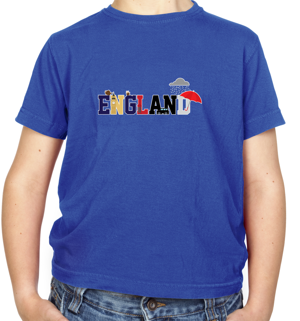 England (Icons) Kids T Shirt