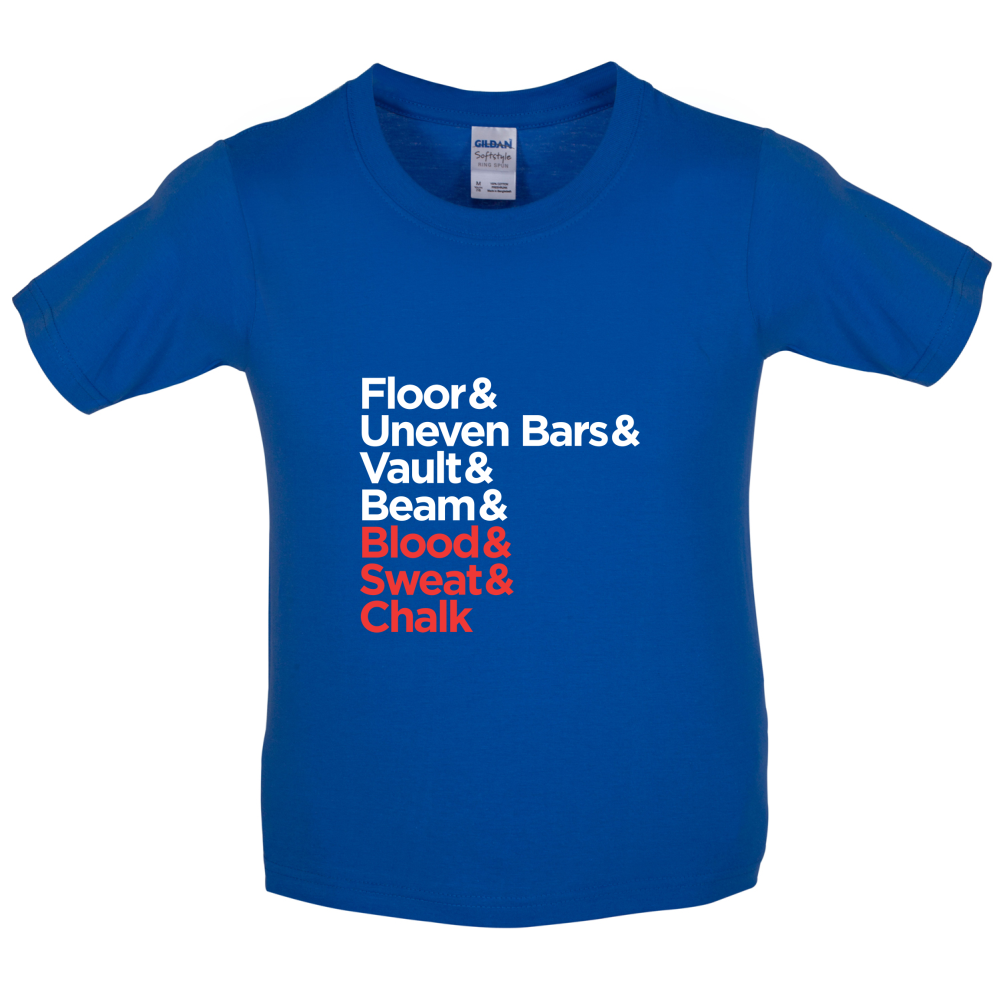 Blood Sweat And Chalk Kids T Shirt