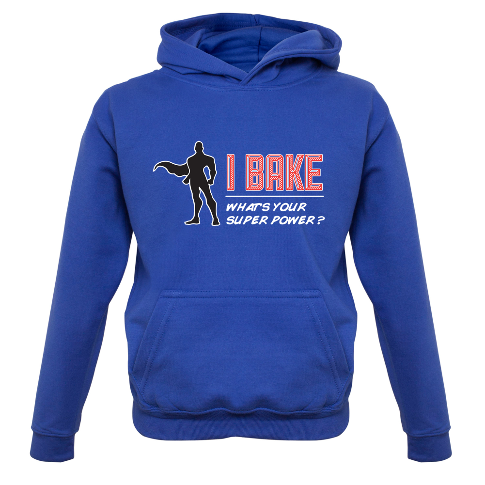 I Bake What's Your Super Power MALE Design Kids T Shirt