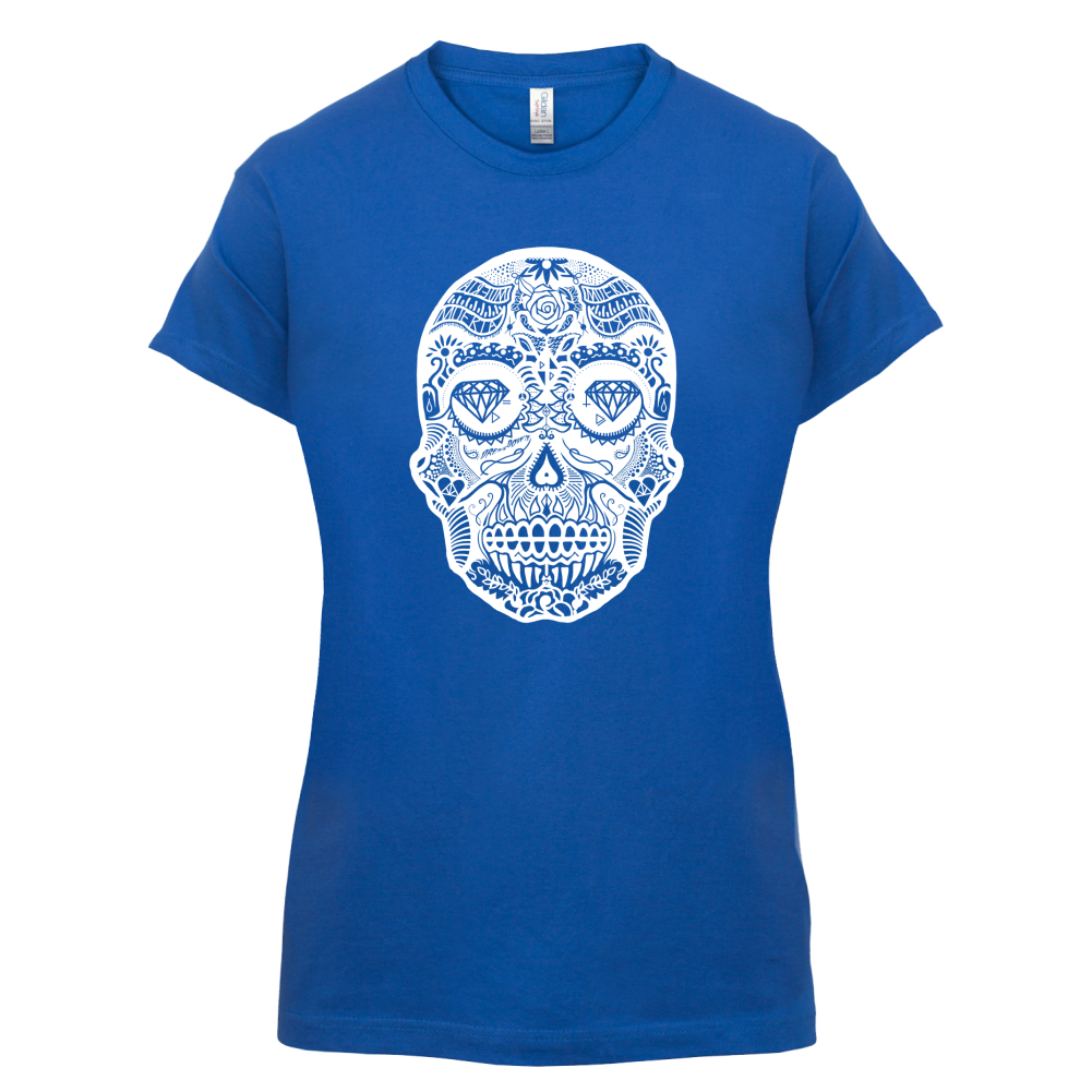 Mexican Sugar Candy Skull T Shirt