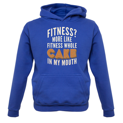 Fitness Cake In My Mouth Kids T Shirt