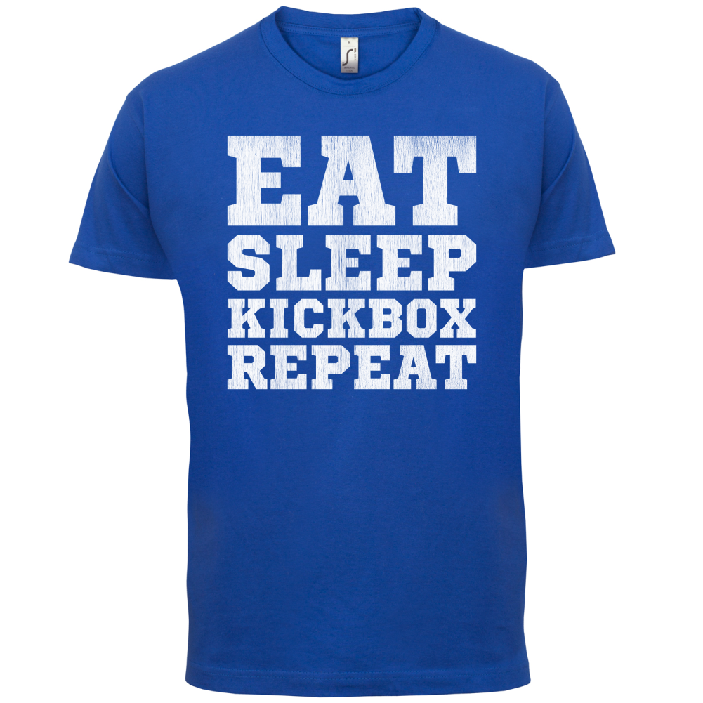 Eat Sleep Kickbox REPEAT T Shirt