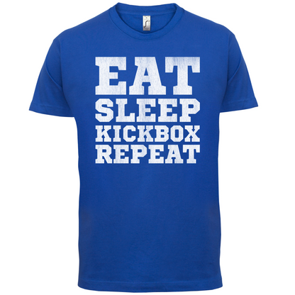 Eat Sleep Kickbox REPEAT T Shirt