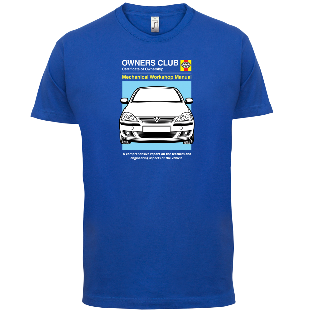Car Owners Manual Corsa T Shirt