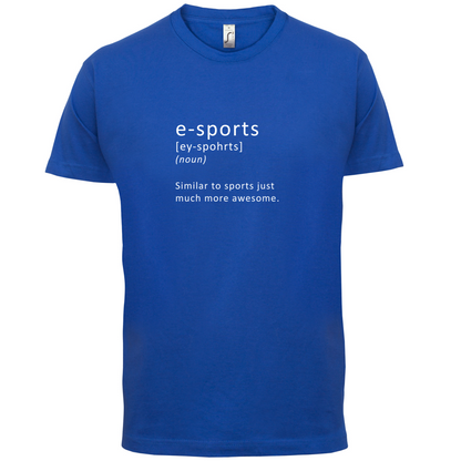 Funny Definition E-Sports T Shirt