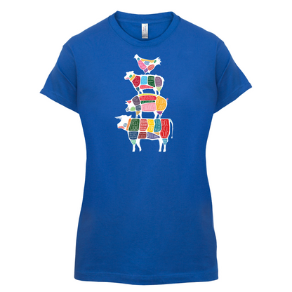 Meat Stack Diagram T Shirt