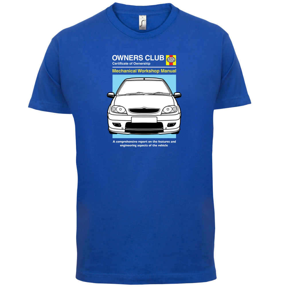 Car Owners Manual Citreon Saxo T Shirt