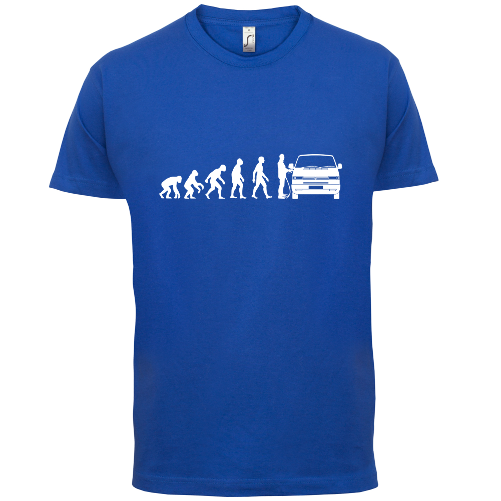 Evolution of Man T4 Campervan T Shirt