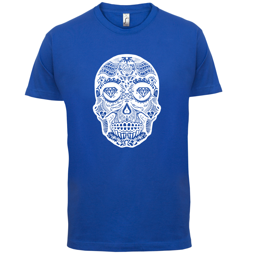 Mexican Sugar Candy Skull T Shirt