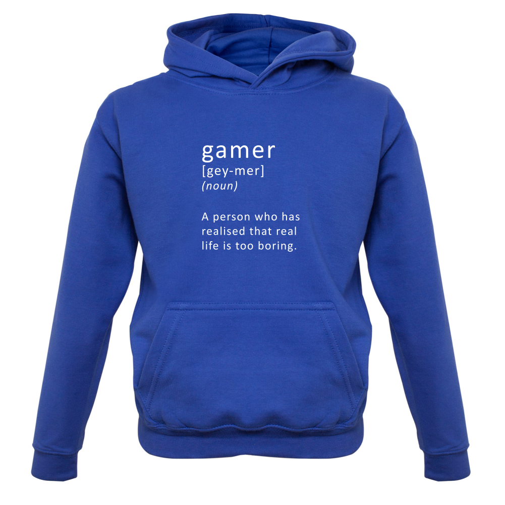 Funny Definition Gamer Kids T Shirt
