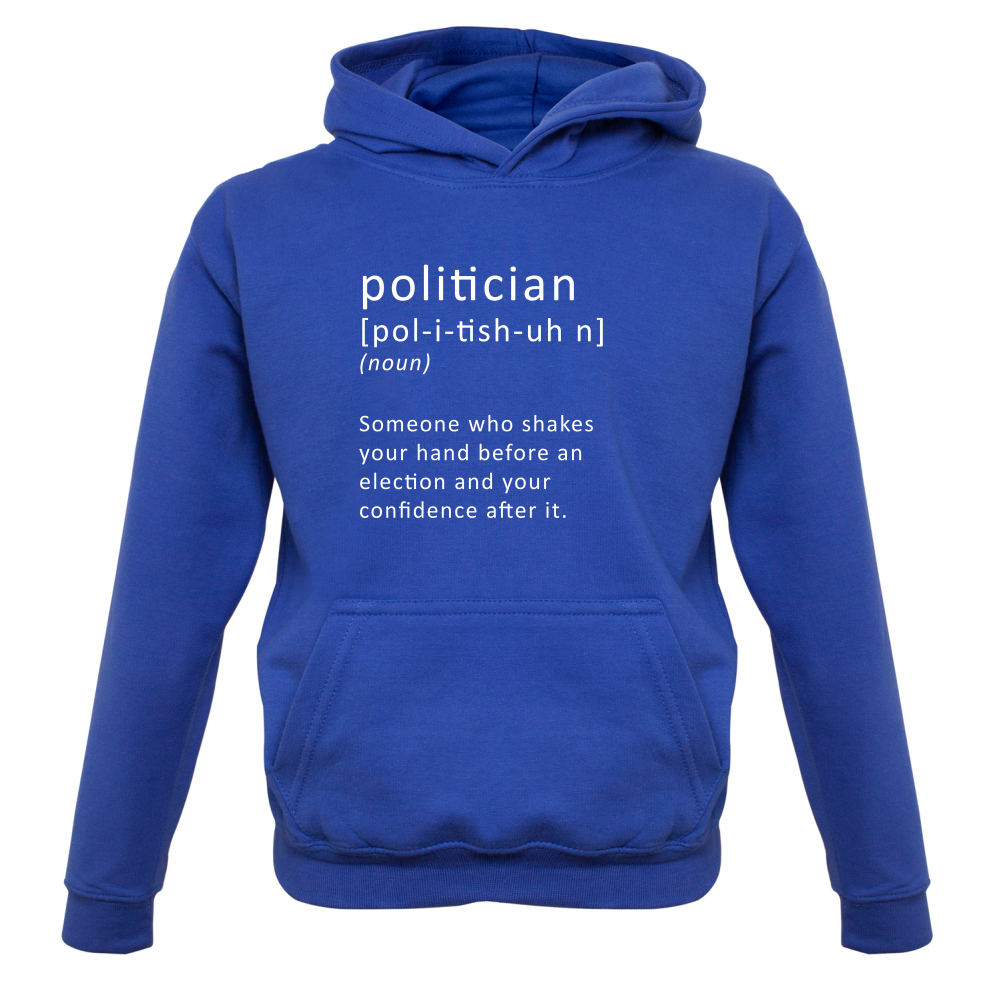 Funny Definition Politician Kids T Shirt