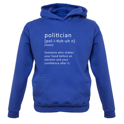 Funny Definition Politician Kids T Shirt