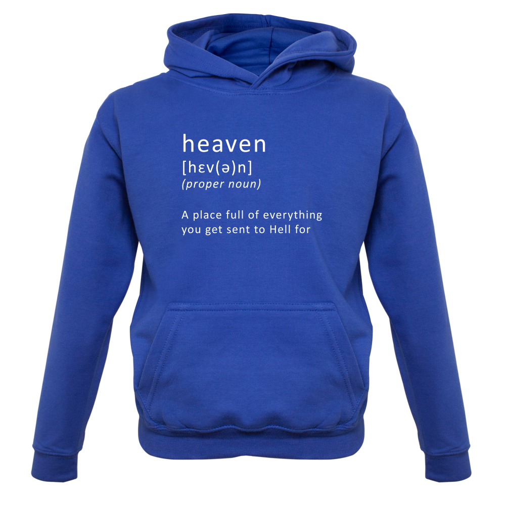 Funny Definition Heaven Kids T Shirt
