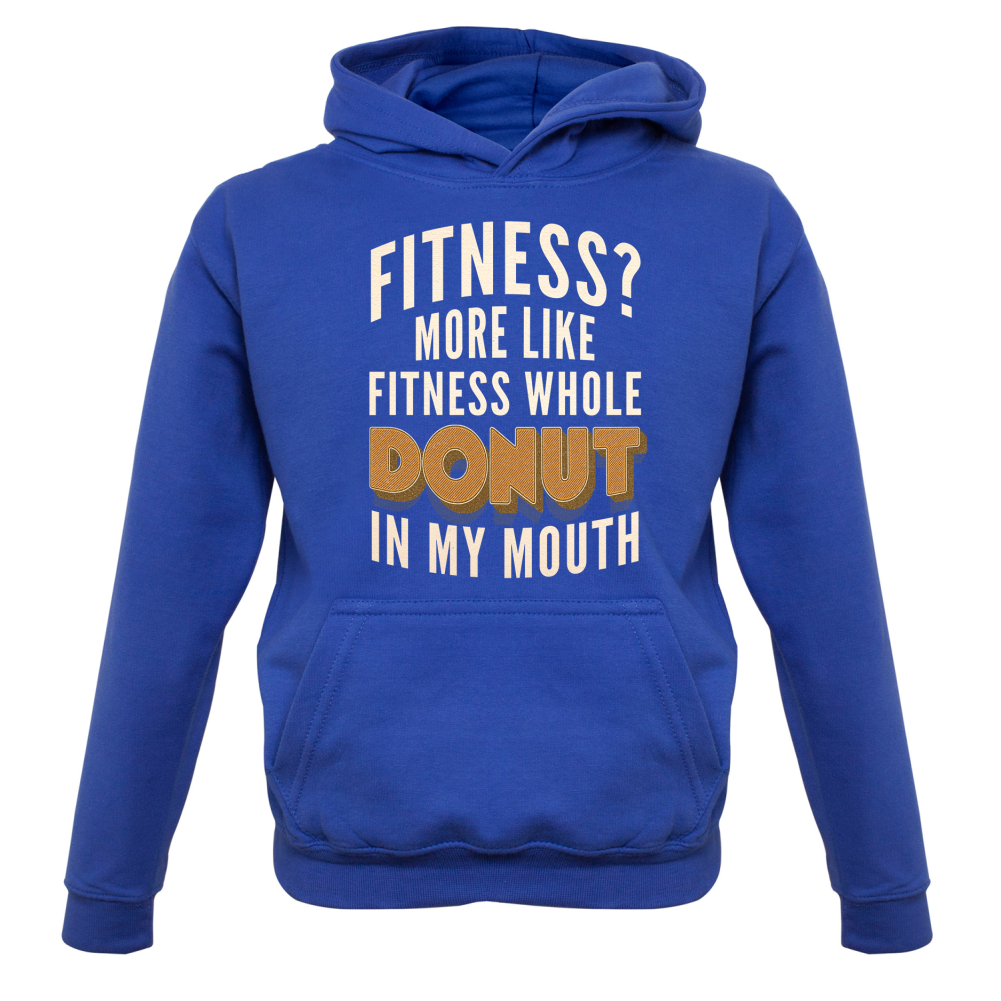 Fitness Donut In My Mouth Kids T Shirt
