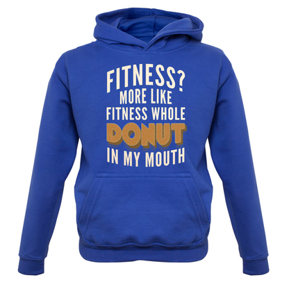 Fitness Donut In My Mouth Kids T Shirt