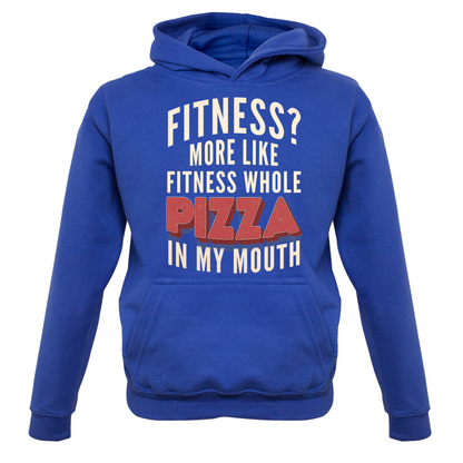 Fitness Pizza In My Mouth Kids T Shirt