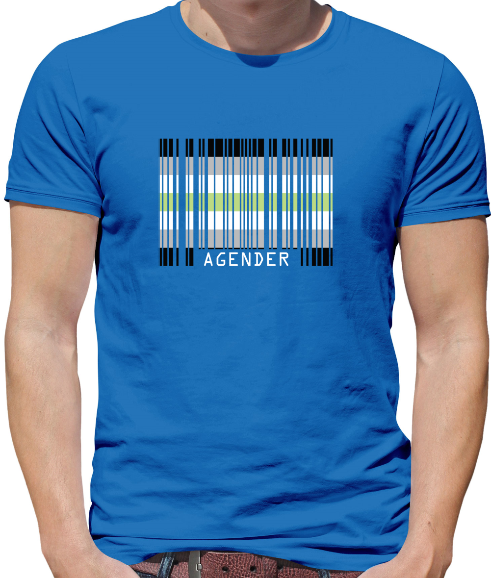 LGBT Barcode Flags - Agender T Shirt