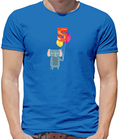 5th Birthday Elephant T Shirt