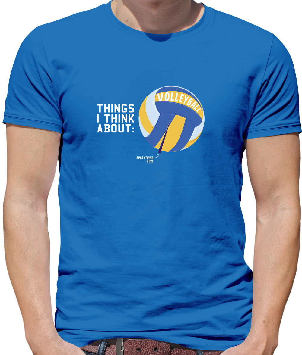 I Thiink About Volleyball T Shirt