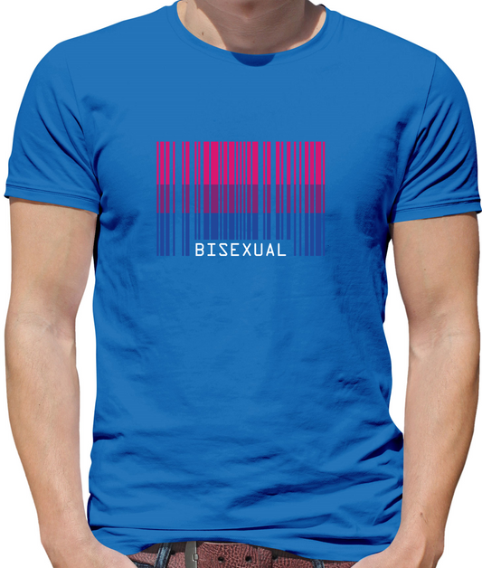 LGBT Barcode Flags - Bisexual T Shirt