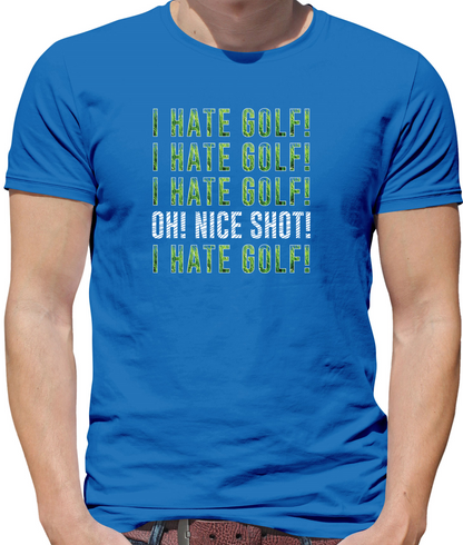 I Hate Golf T Shirt