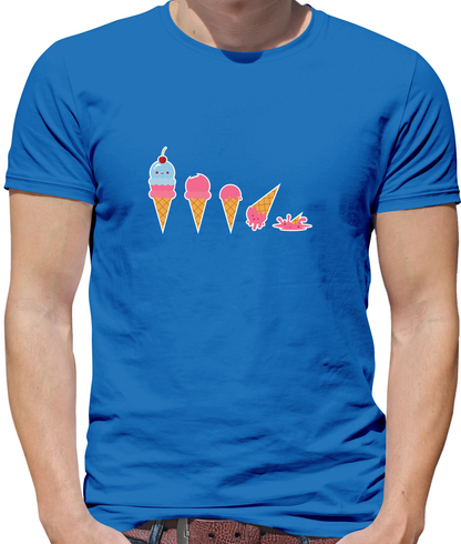 Evolution Of Ice Cream T Shirt