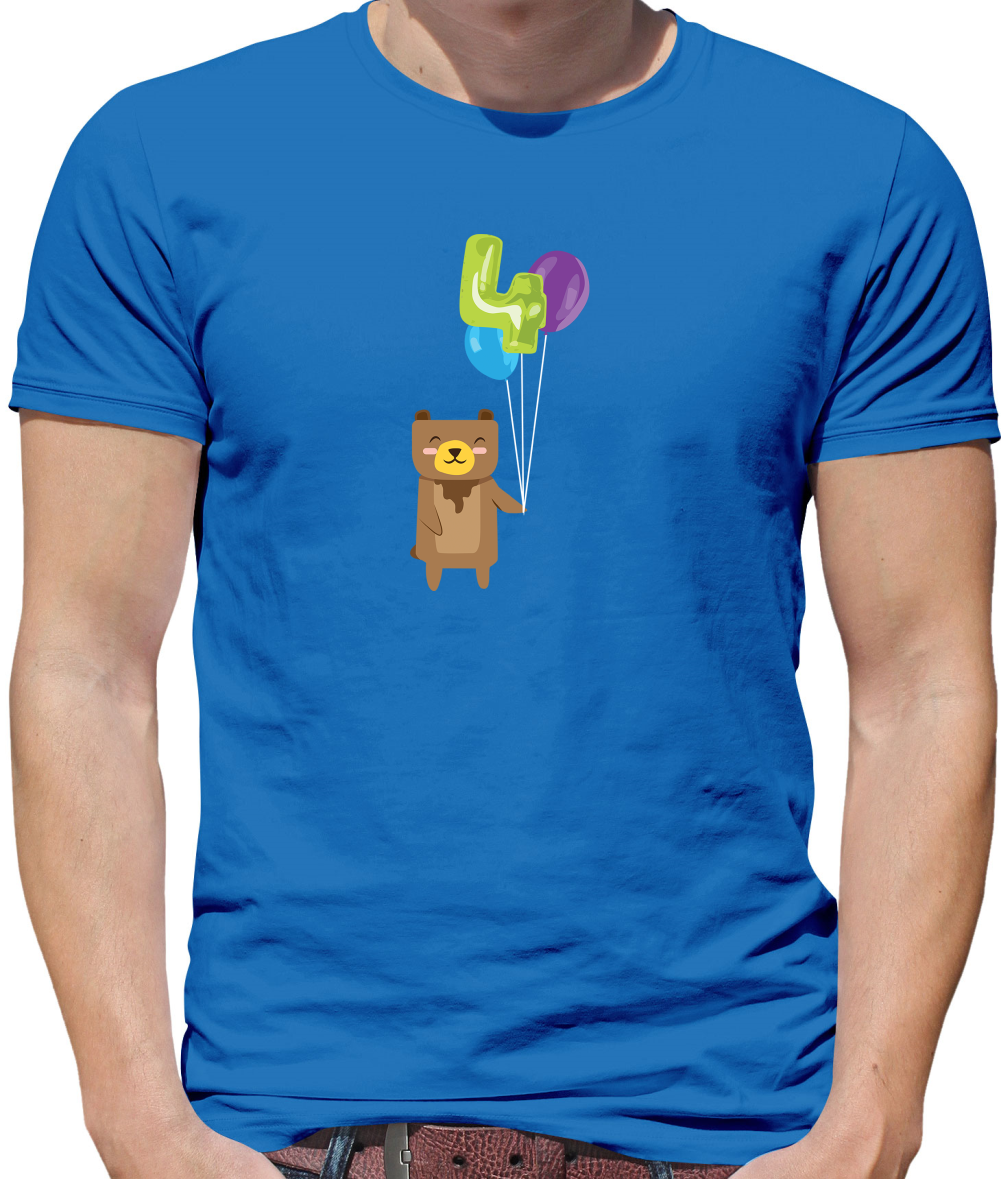 4th Birthday Bear T Shirt