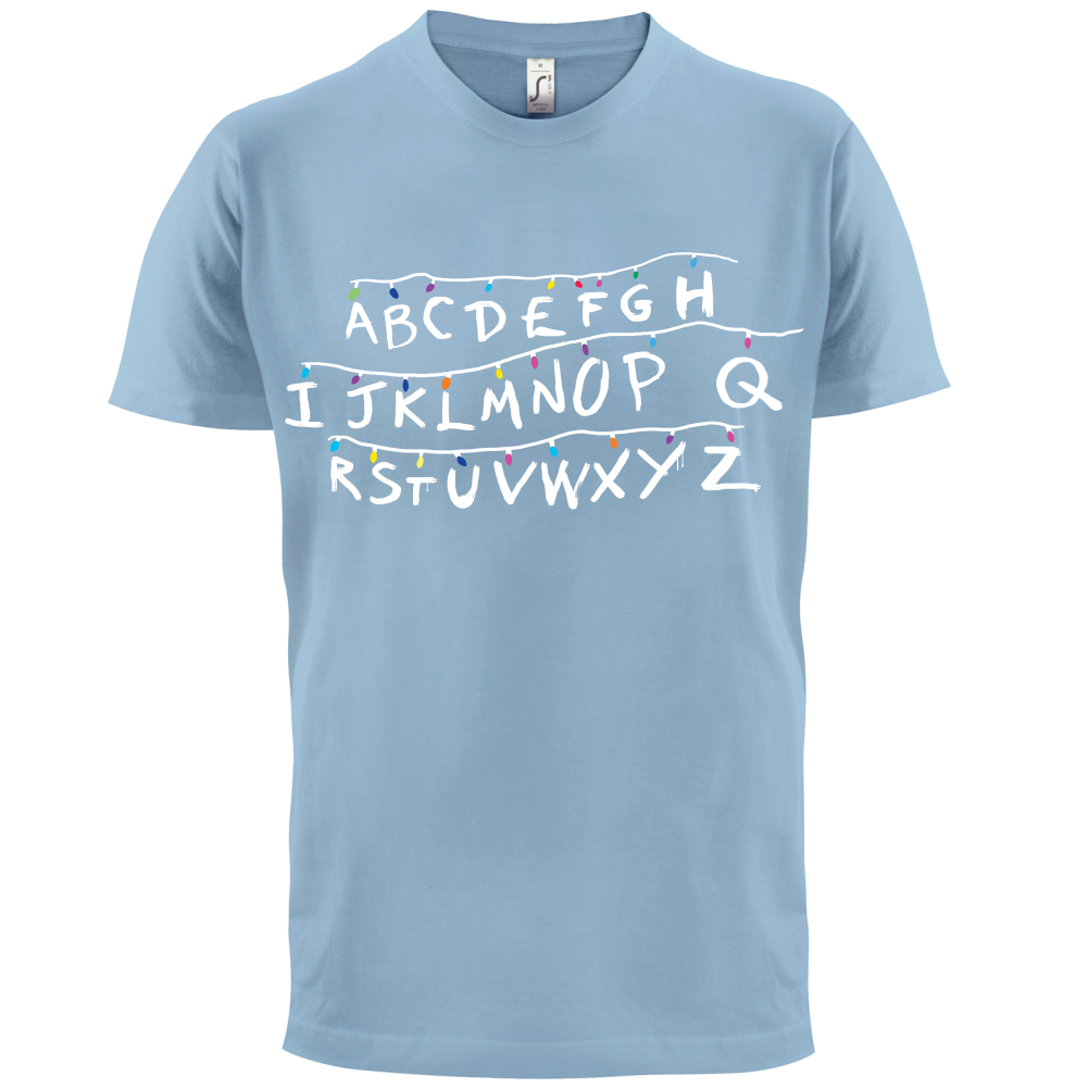 Stranger Alphabet T Shirt