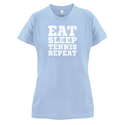 Eat Sleep Tennis Repeat T Shirt