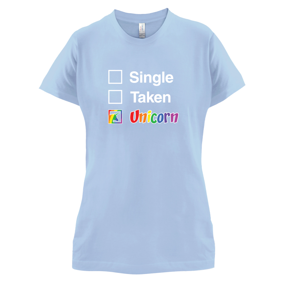 Single Taken Unicorn T Shirt