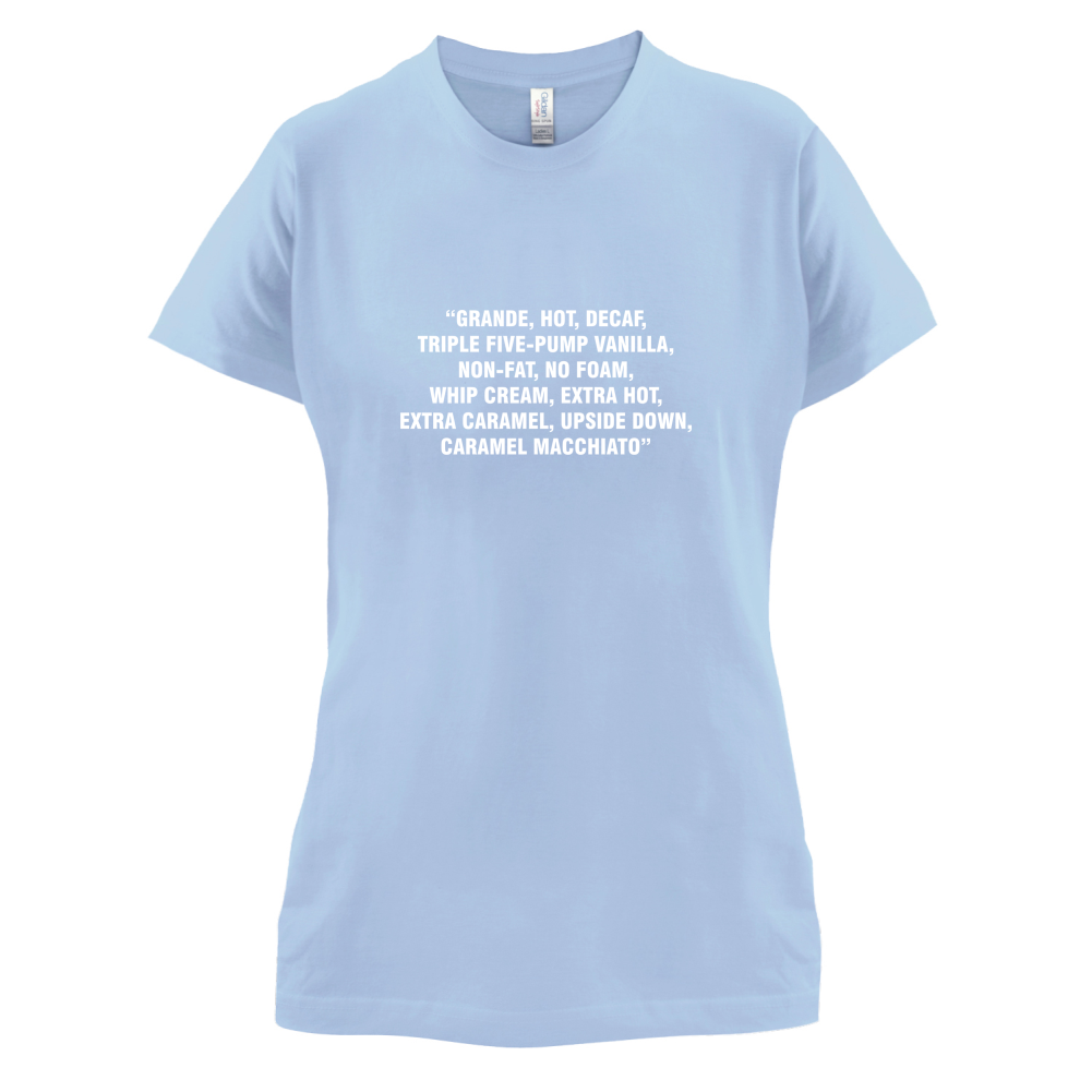 Long Coffee Order T Shirt