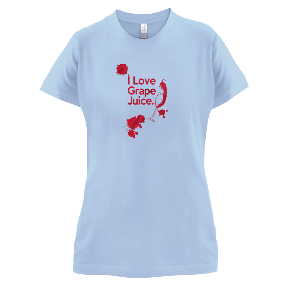 I Love Grape Juice T Shirt