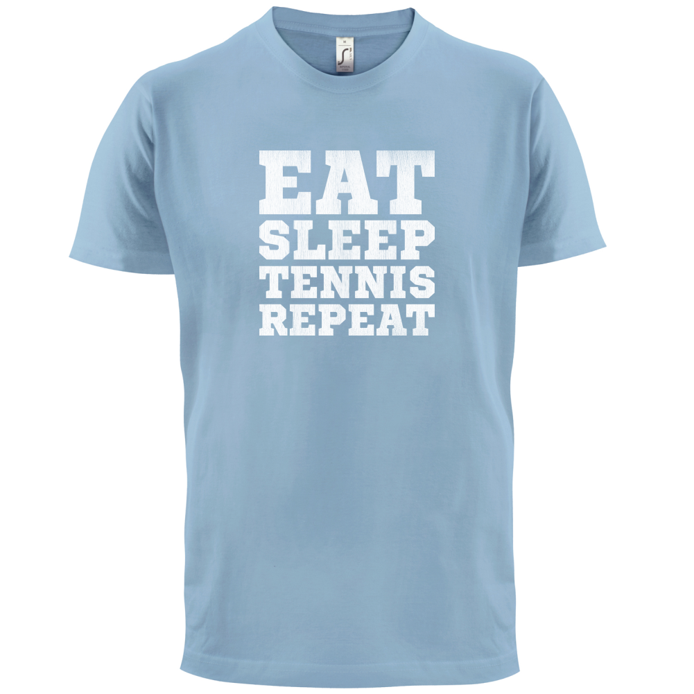 Eat Sleep Tennis Repeat T Shirt