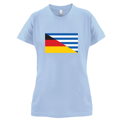 Half German Half Greek Flag T Shirt