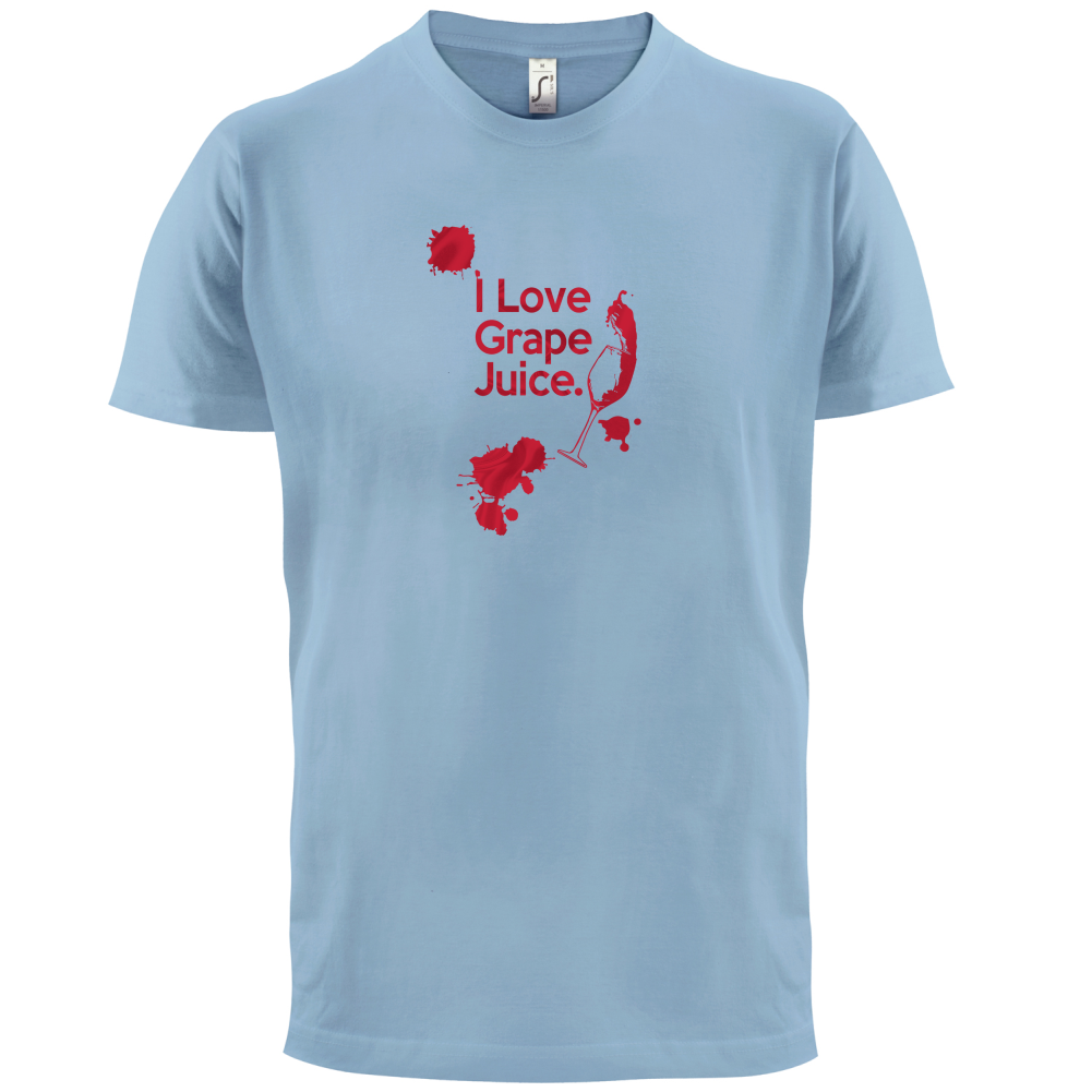I Love Grape Juice T Shirt