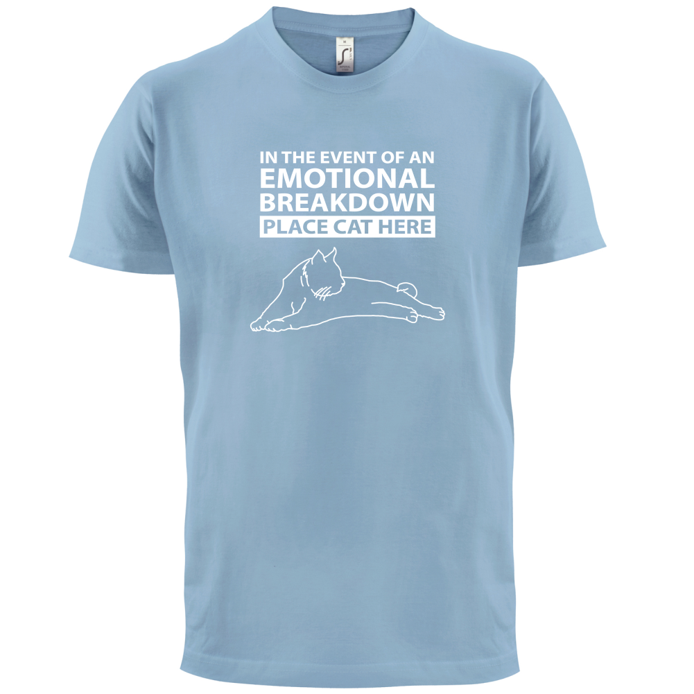 Emotional Breadown Place Cat Here T Shirt