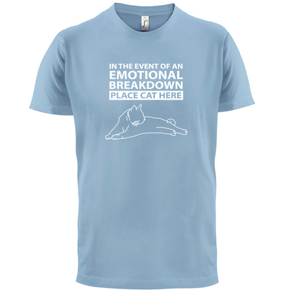 Emotional Breadown Place Cat Here T Shirt