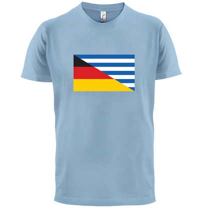 Half German Half Greek Flag T Shirt