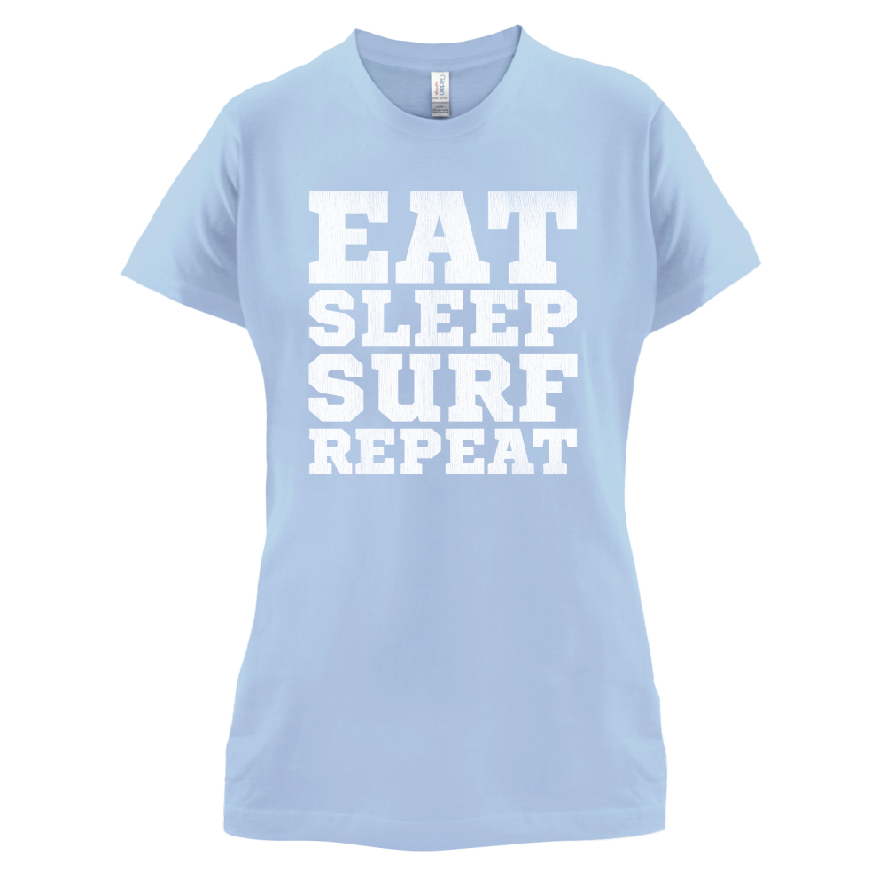 Eat Sleep Surf Repeat T Shirt
